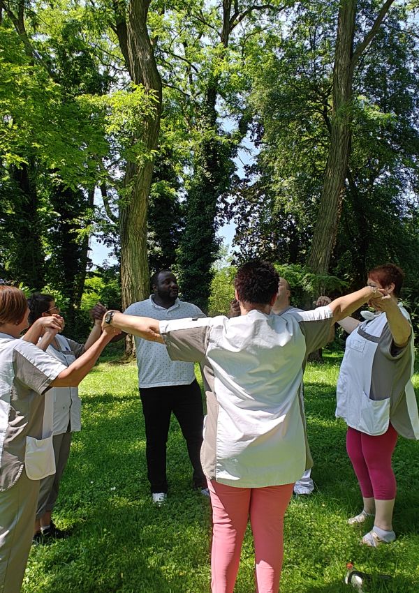 Séance de promotion de la santé et de bien-être en plein air - SSD Belgium